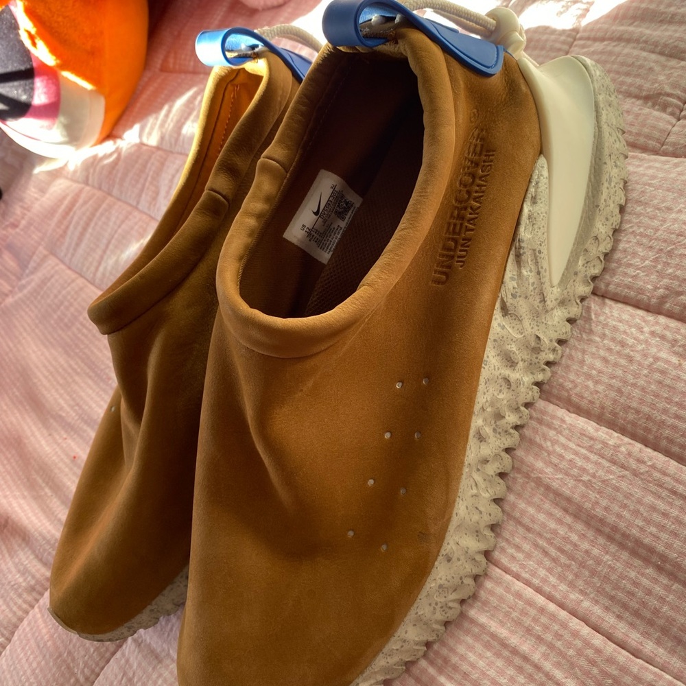 Nike Brown and White Men's Sneakers
